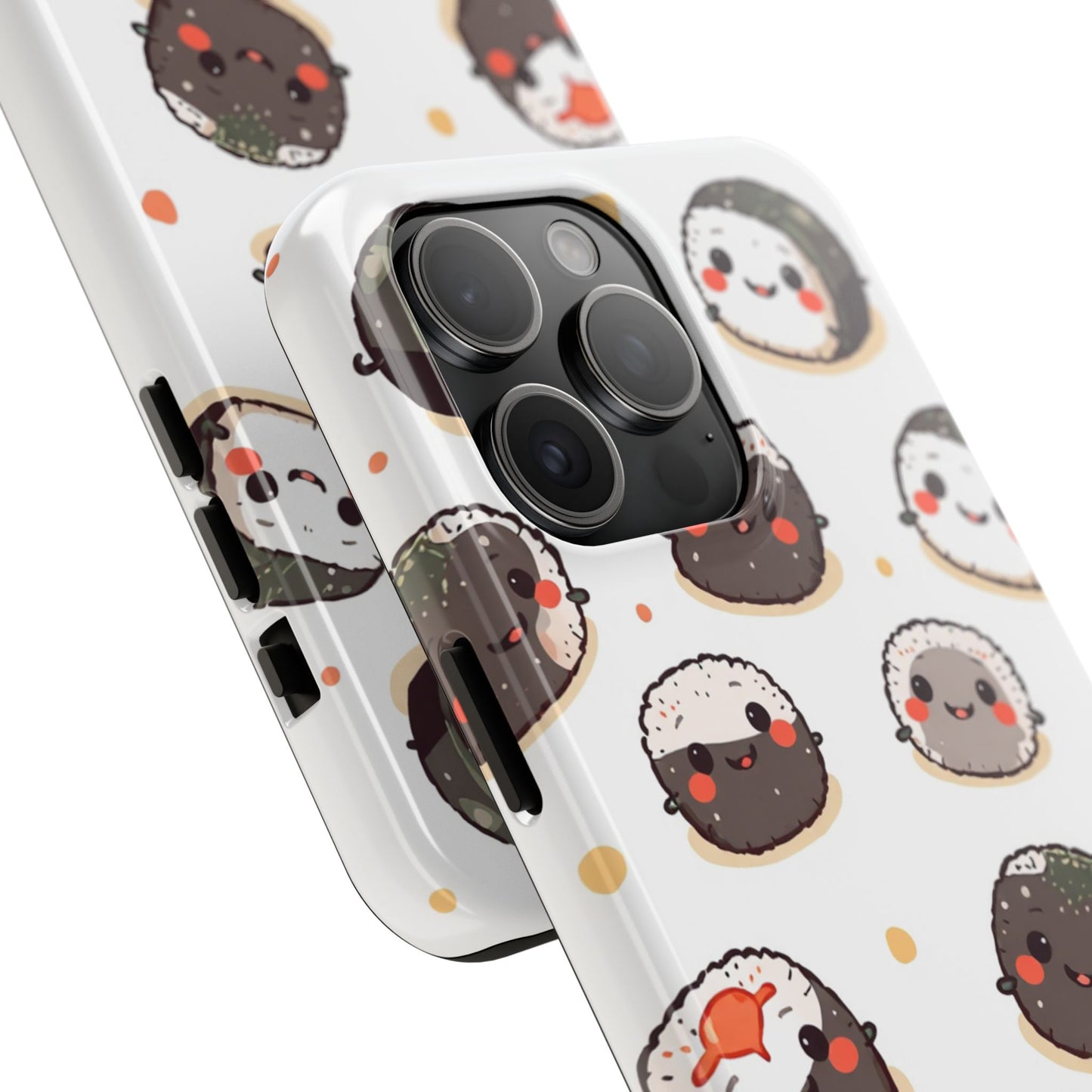 Cute Sushi Tough Phone Case - Kawaii Design for Food Lovers
