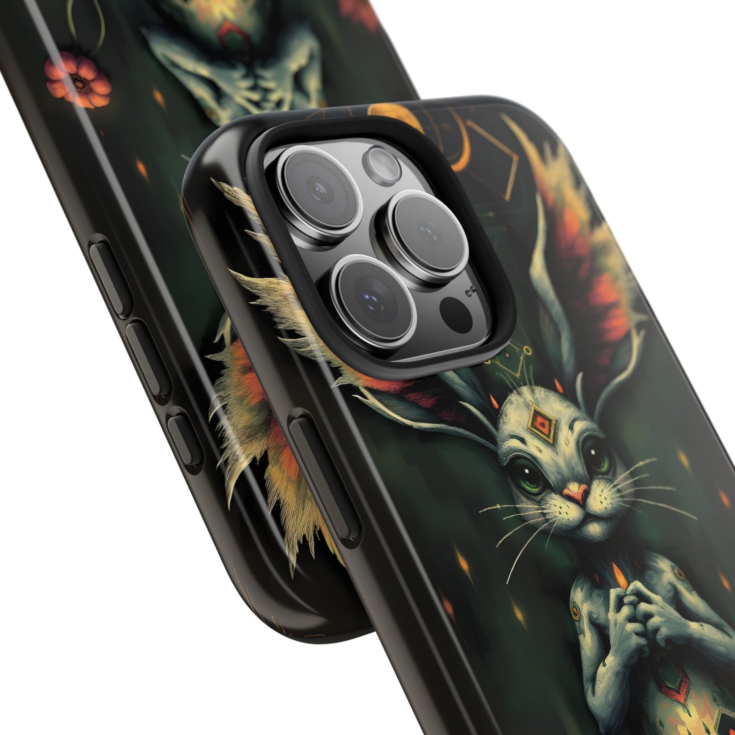 Artistic Rabbit Phone Cases - Unique and Durable Design of Mystical Bunny - for iPhone