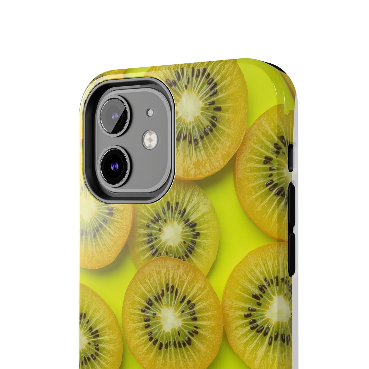 Vibrant Kiwi Tough Phone Case - Bright Yellow Design for Fruit Lovers