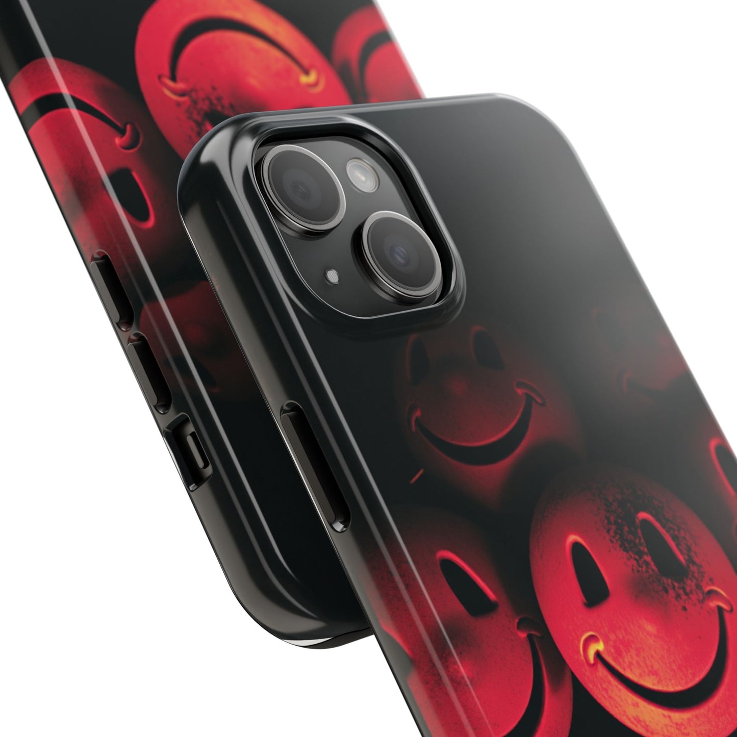 Smiley Face Tough Phone Case - Durable Protection with Fun Design