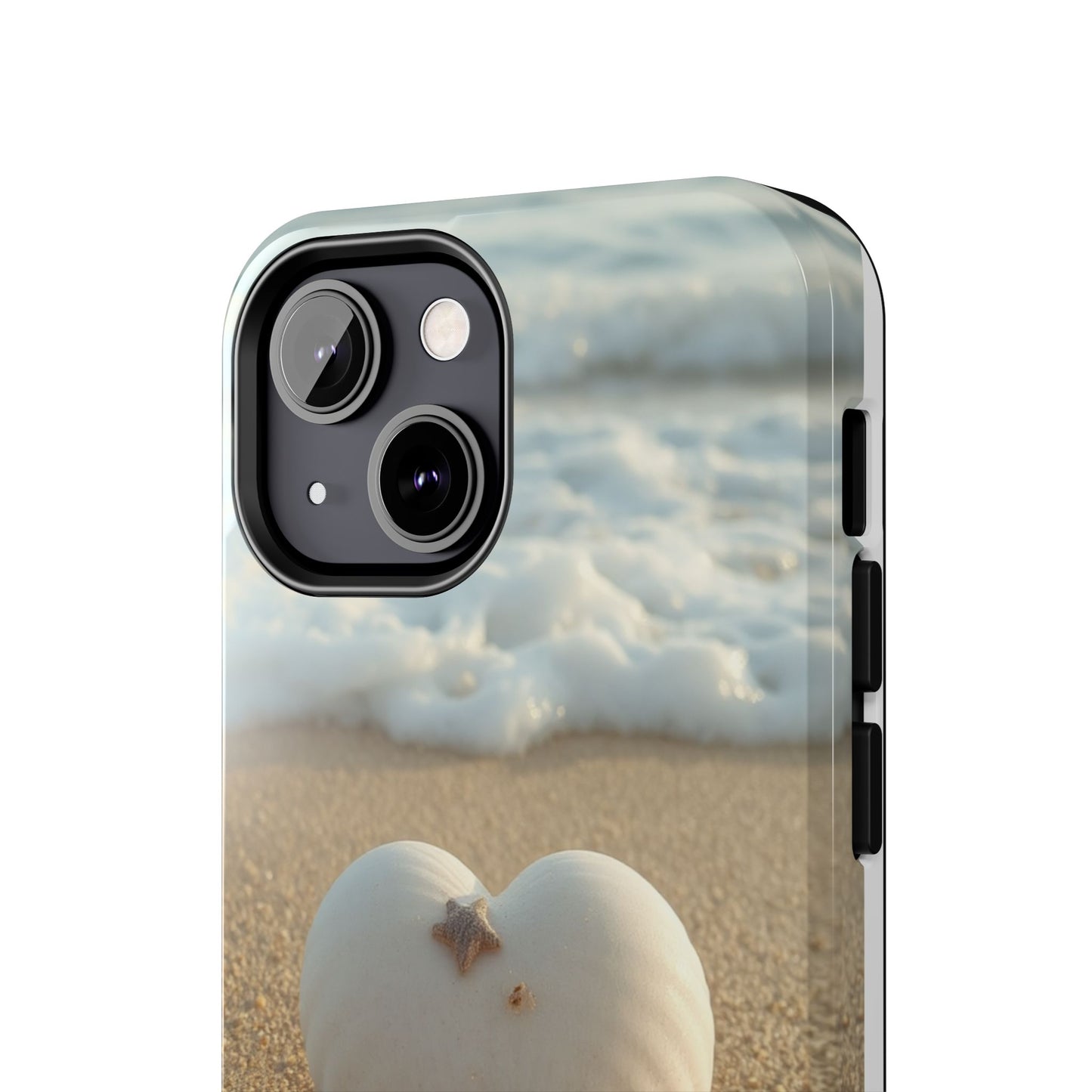 Heart Seashell Tough Phone Case for iPhone