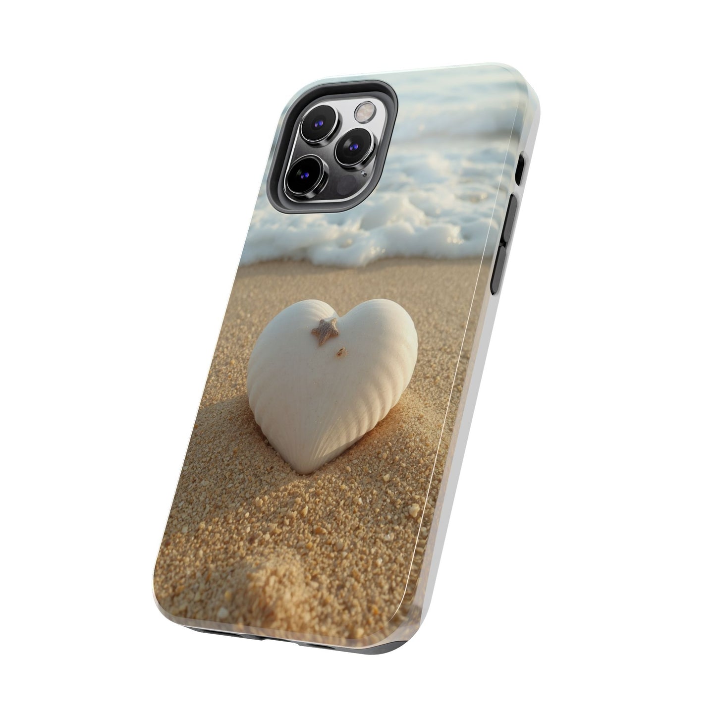 Heart Seashell Tough Phone Case for iPhone