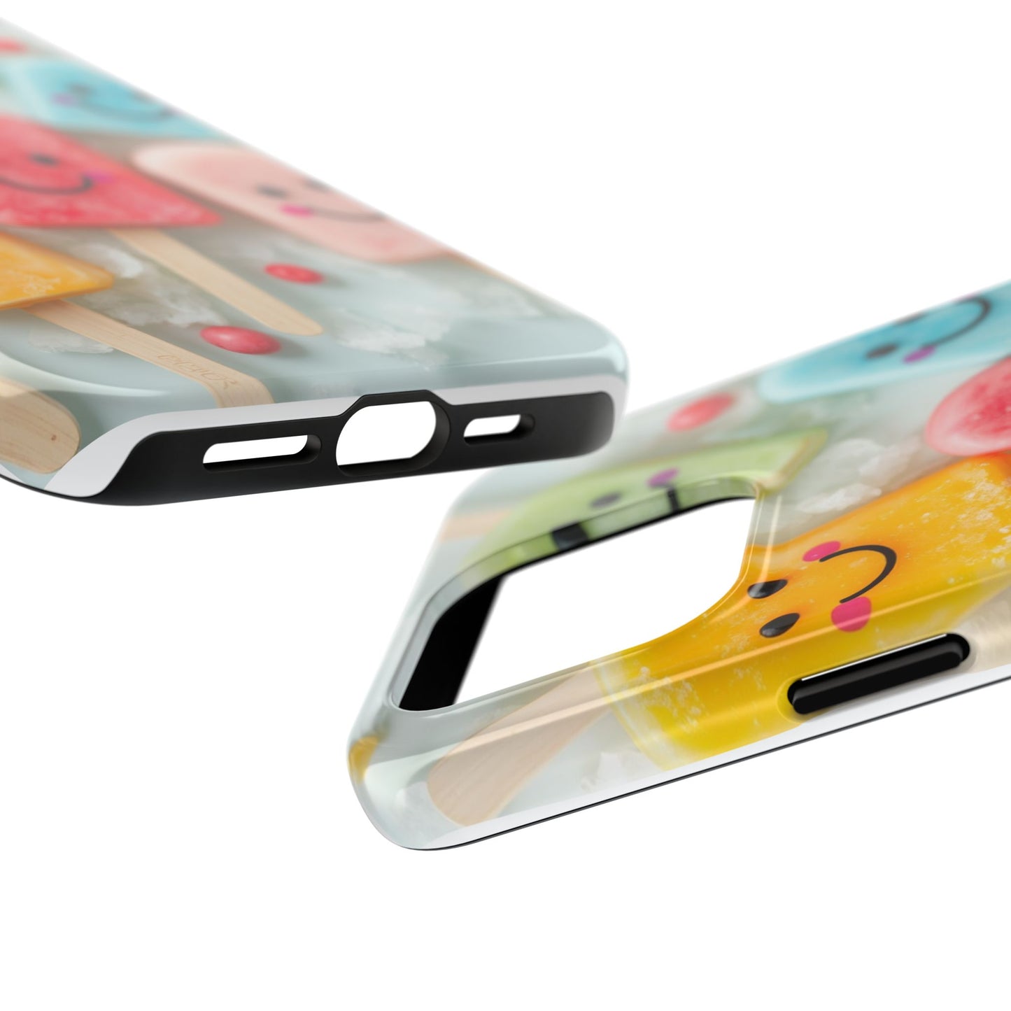 Cute Smile Popsicle Tough Phone Case - Fun Protection for Your Device