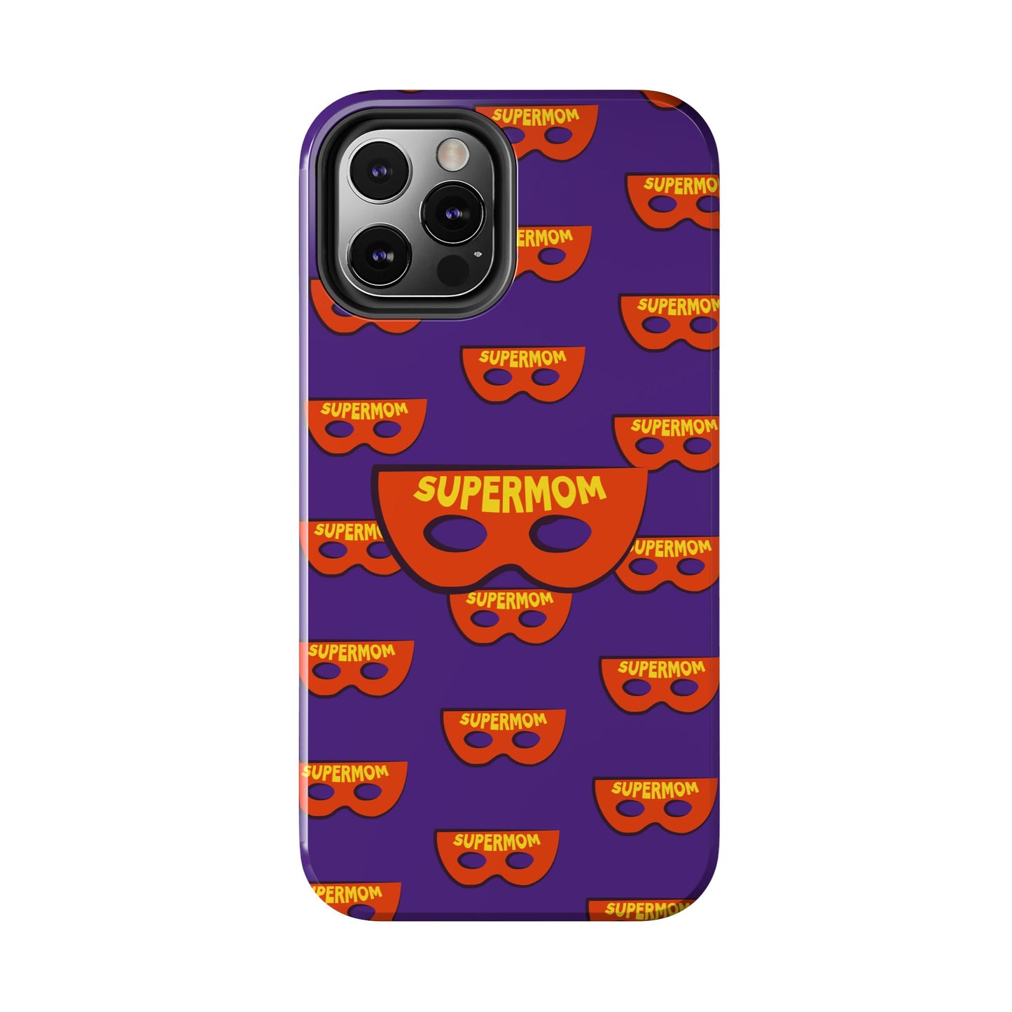 Supermom Tough Phone Case - Durable Protection with Fun Design - for iPhone