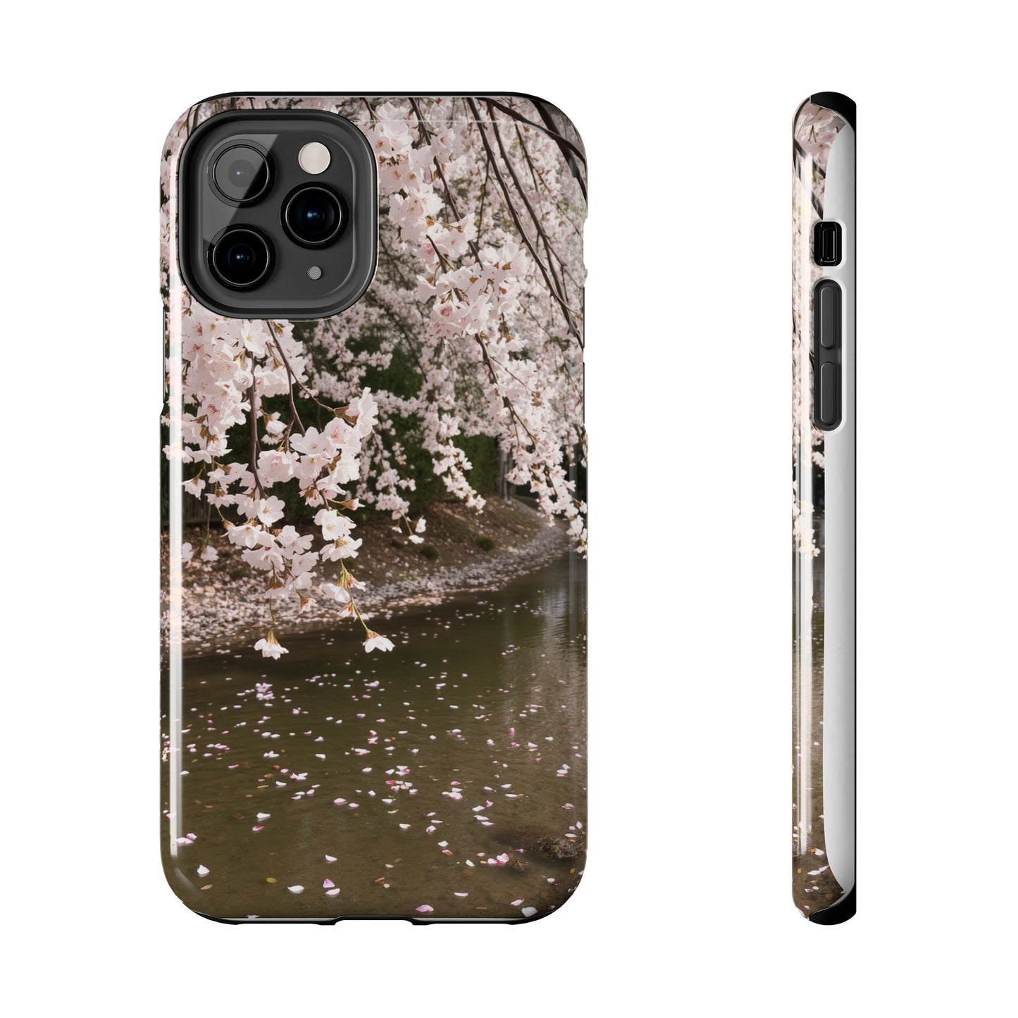 Cherry Blossom Tough Phone Cases - Durable Protection with Floral Serenity