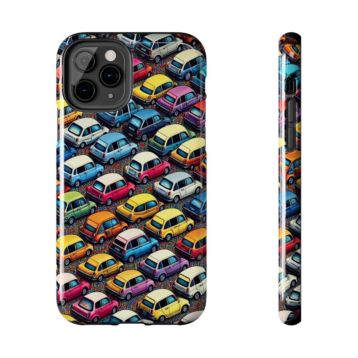 Car Phone Case - City Traffic Pattern Design - for iPhone