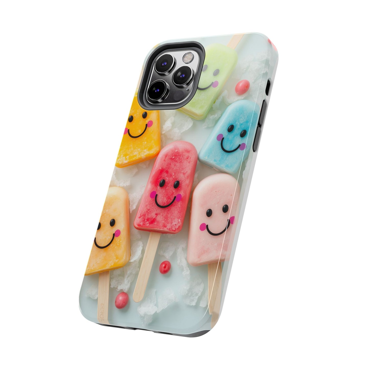Cute Smile Popsicle Tough Phone Case - Fun Protection for Your Device
