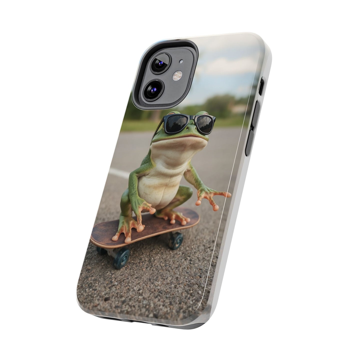 Cool Frog Skateboard Phone Case - Tough and Stylish Protection
