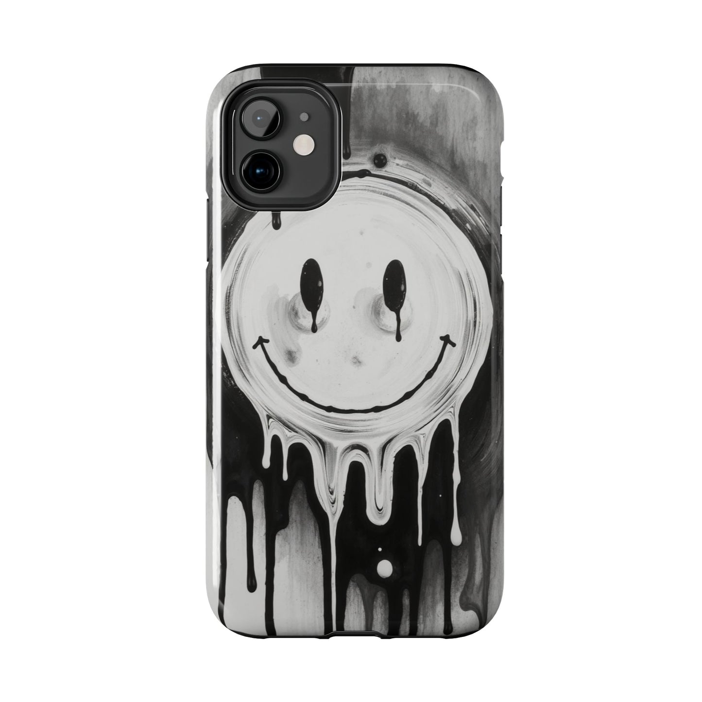 Dripping Smiley Tough Phone Case - Stylish & Durable Protection