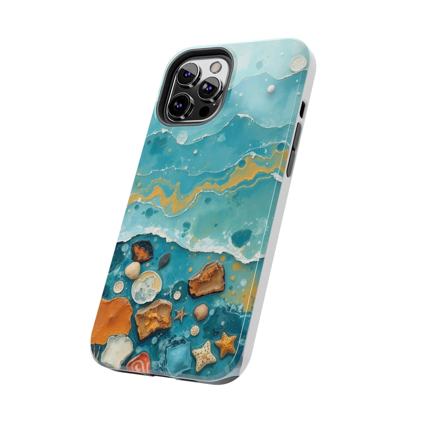 Ocean-Inspired Tough Phone Cases - Coastal Beach Vibe, Easy Accessory for Beach Lovers