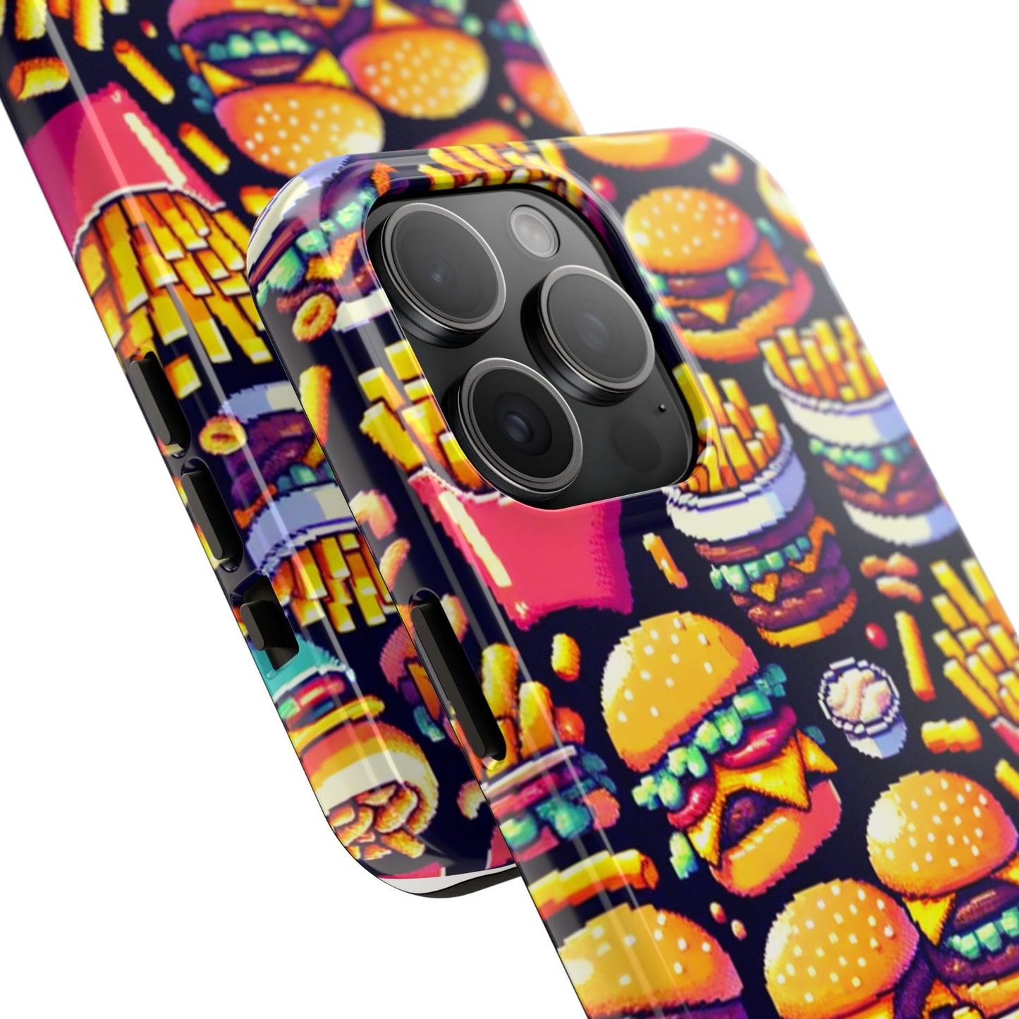 Retro Fast Food Phone Case - Tough and Durable - for iPhone