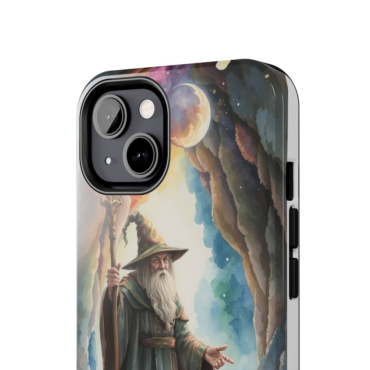 Magical Wizard Phone Case - Tough, Durable Phone Cover for Fantasy Lovers, Geek Gift, Unique Design, Celestial Phone Accessory