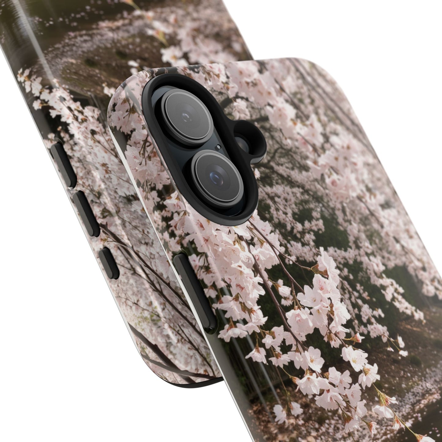 Cherry Blossom Tough Phone Cases - Durable Protection with Floral Serenity