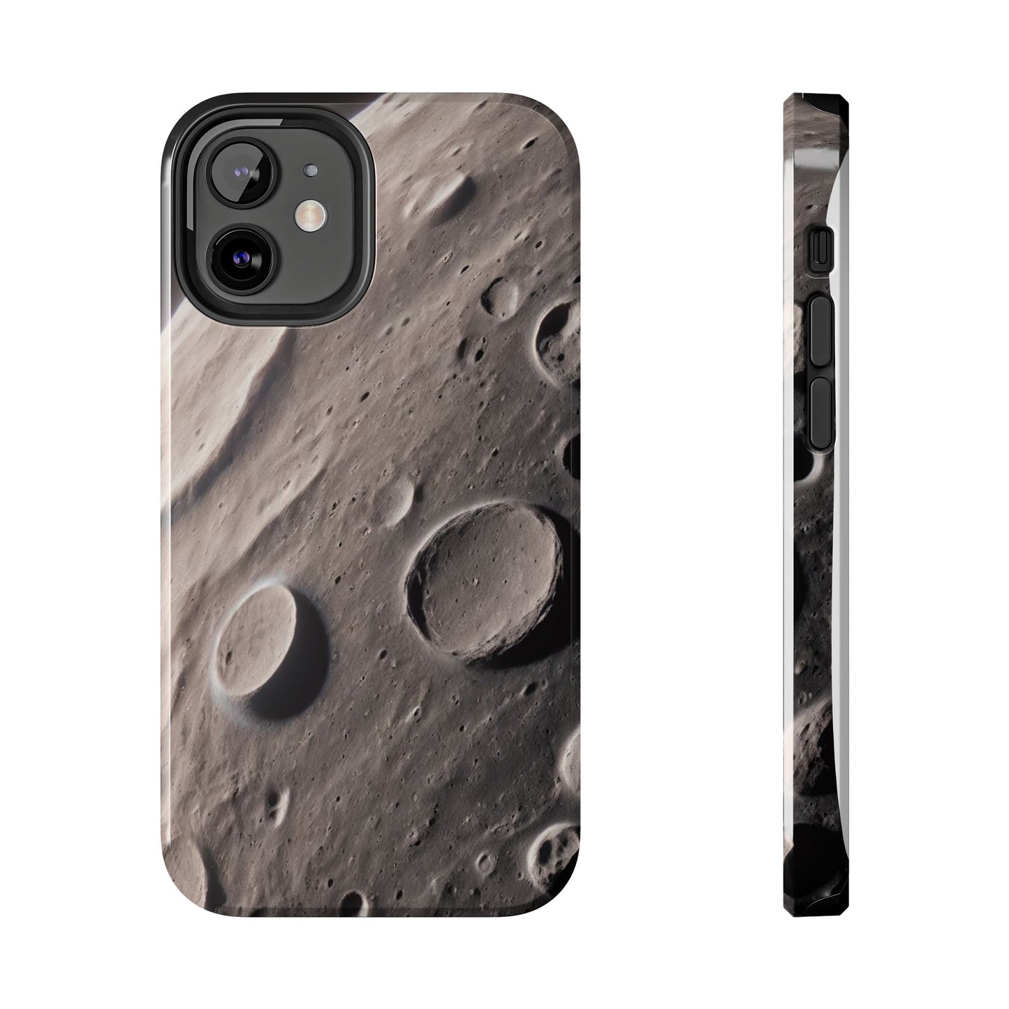 Celestial Moon Surface Tough Phone Case | Durable Space-Themed Design - for iPhone