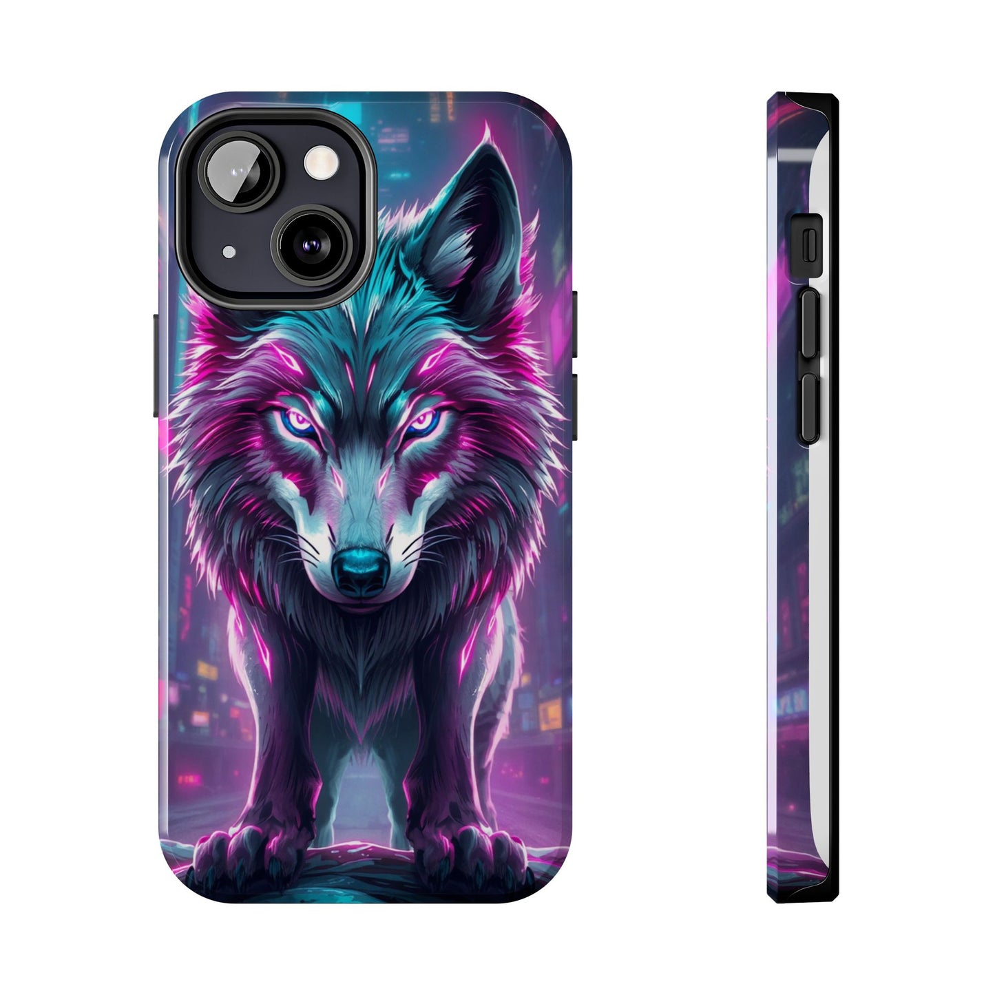 Fierce Wolf Phone Case - Tough & Vibrant Design for Animal Lovers