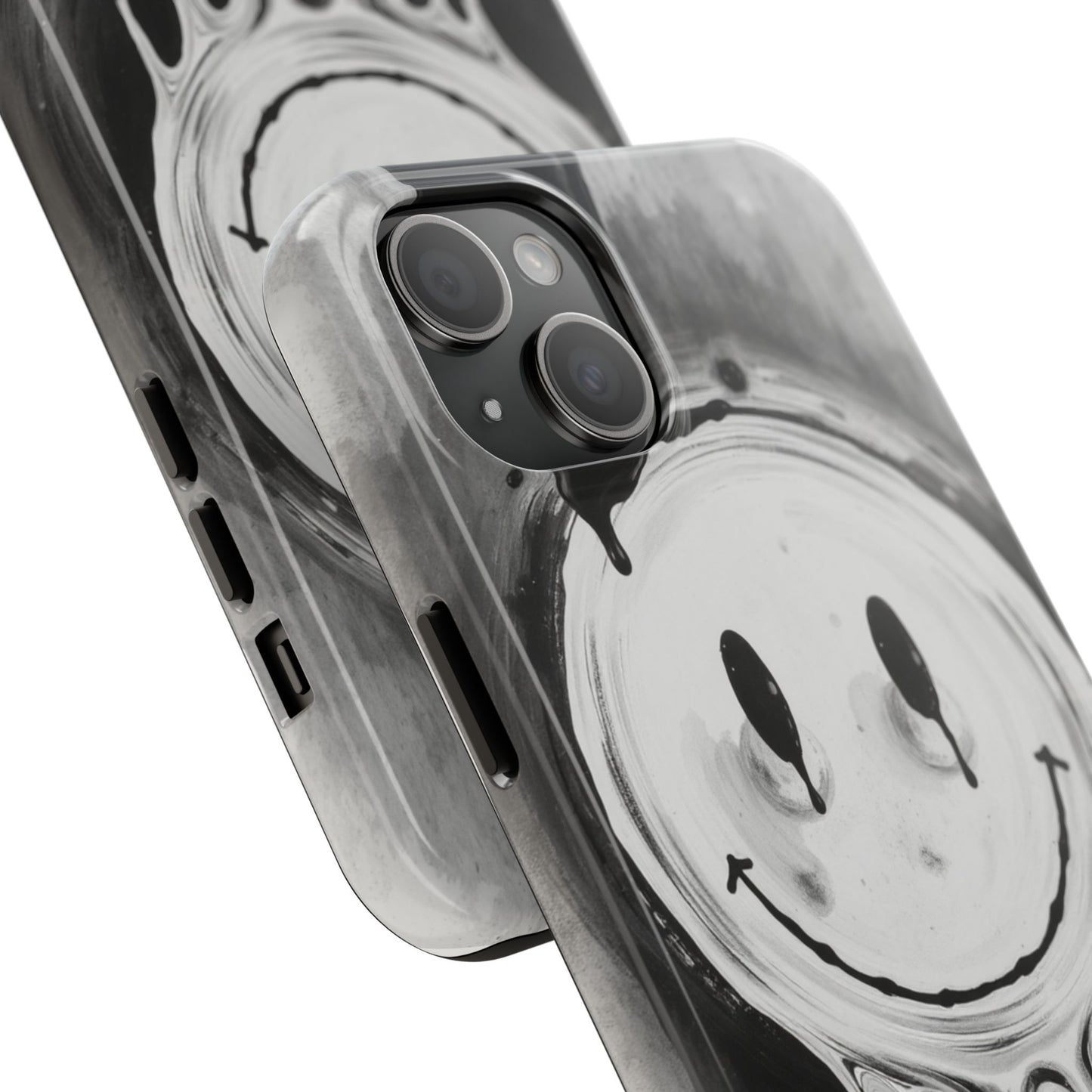 Dripping Smiley Tough Phone Case - Stylish & Durable Protection