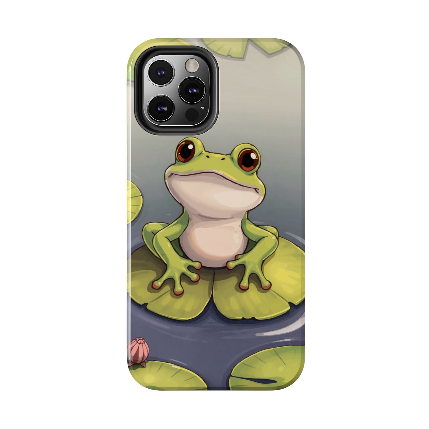 Cute Frog Tough Phone Case - Durable Protection with Nature Vibe