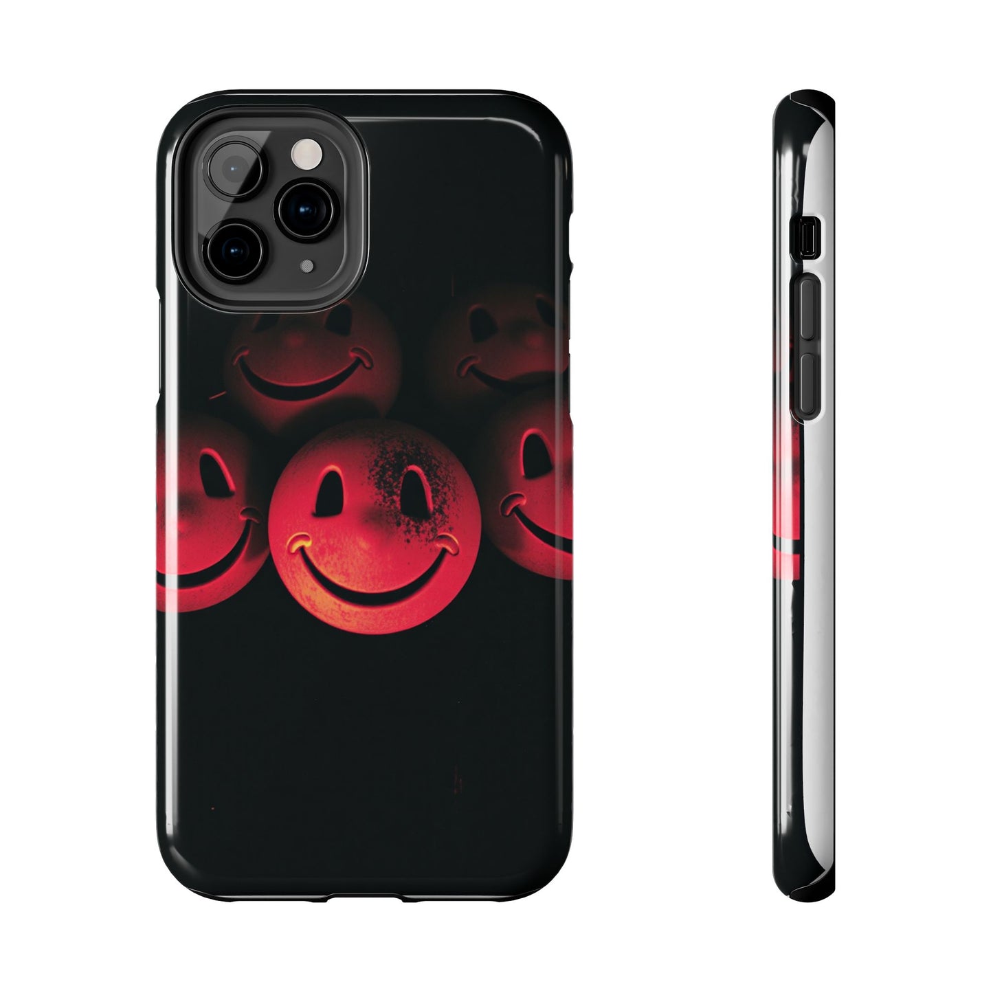 Smiley Face Tough Phone Case - Durable Protection with Fun Design