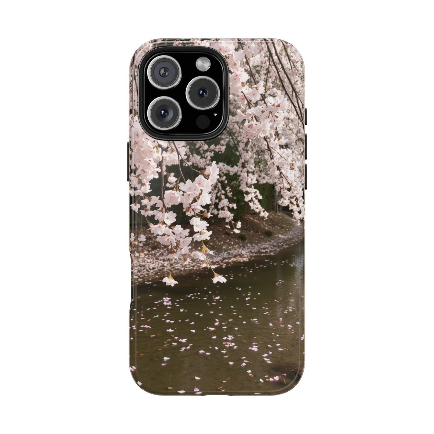 Cherry Blossom Tough Phone Cases - Durable Protection with Floral Serenity