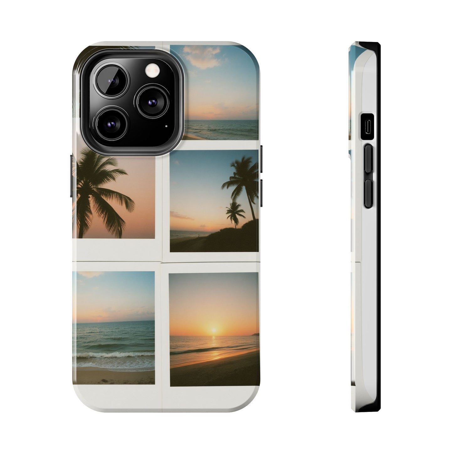 Tropical Sunset Tough Phone Case - Beach Vibes for Summer Adventures