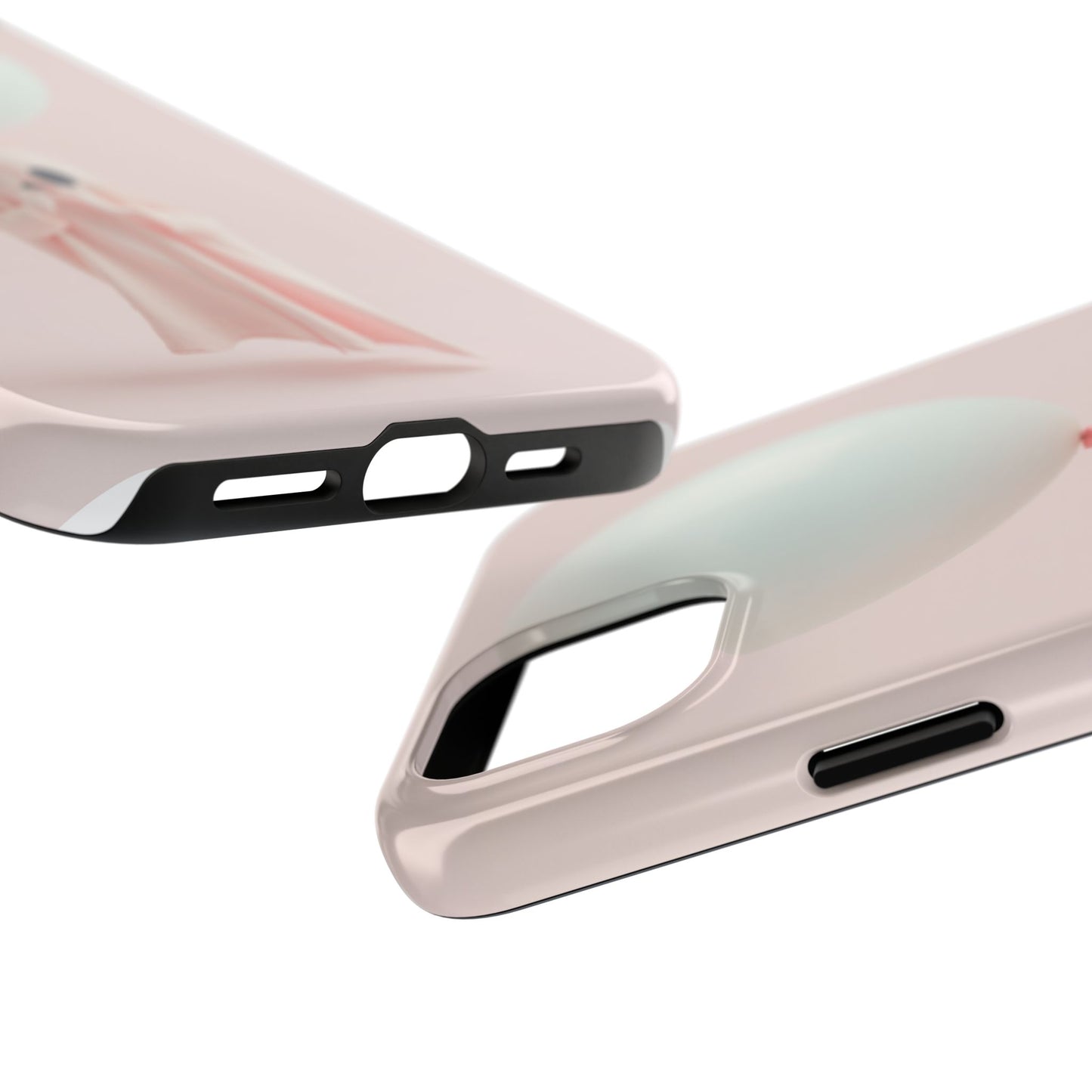 Cute Ghost Phone Case with Balloon - Tough Protection for Spooky Vibes