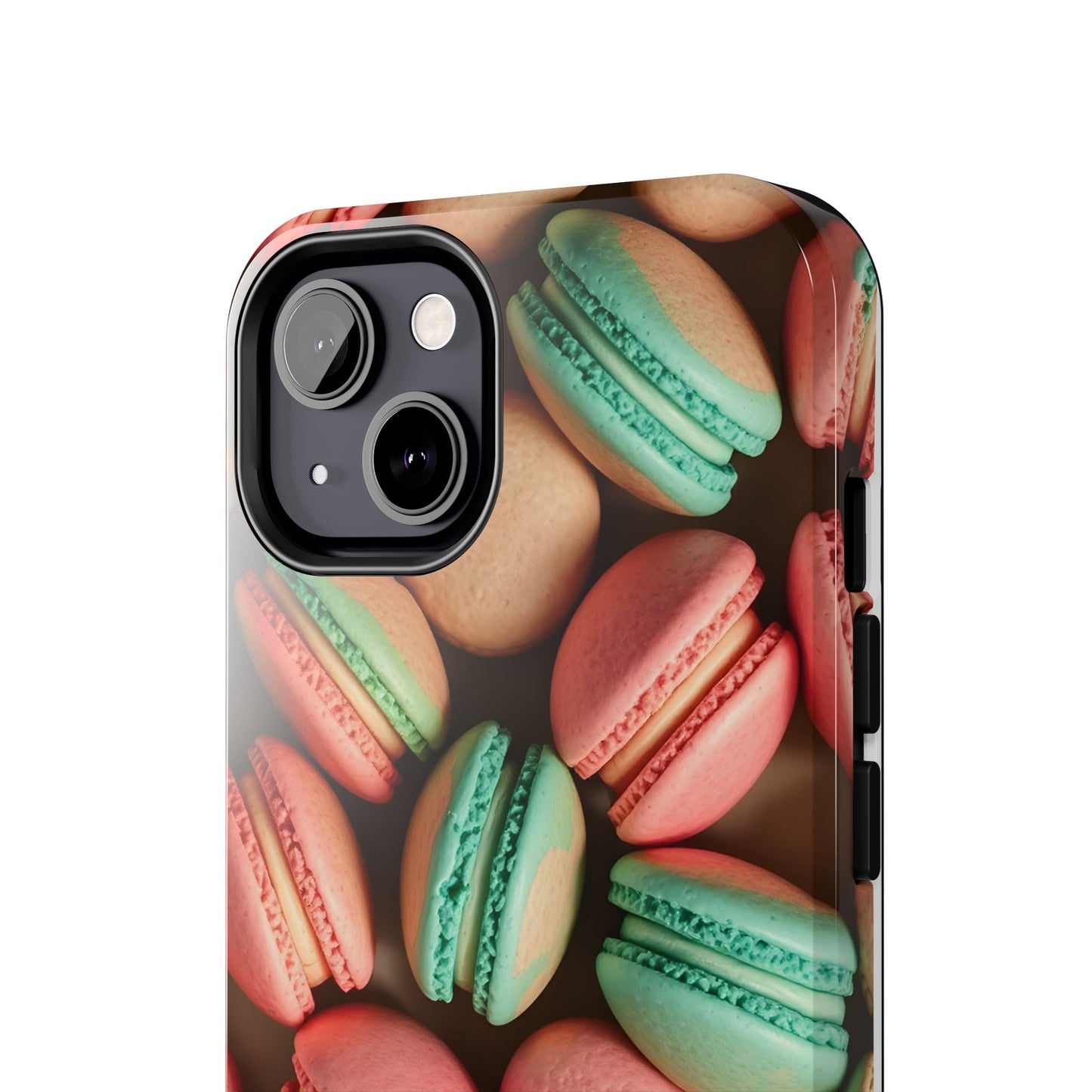 Colorful Tasty Macarons Tough Phone Case - Durable Protection with Sweet Aesthetic - for iPhone
