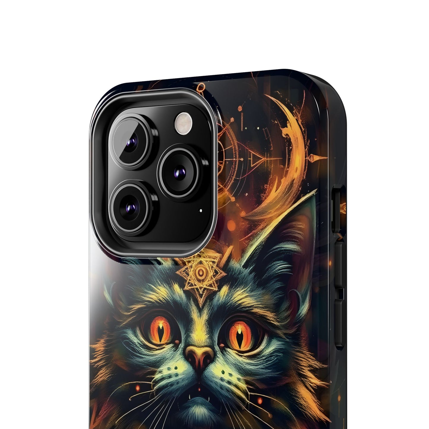 Mystical Cat Queen Tough Phone Case – Unique Protection for Cat Lovers - for iPhone