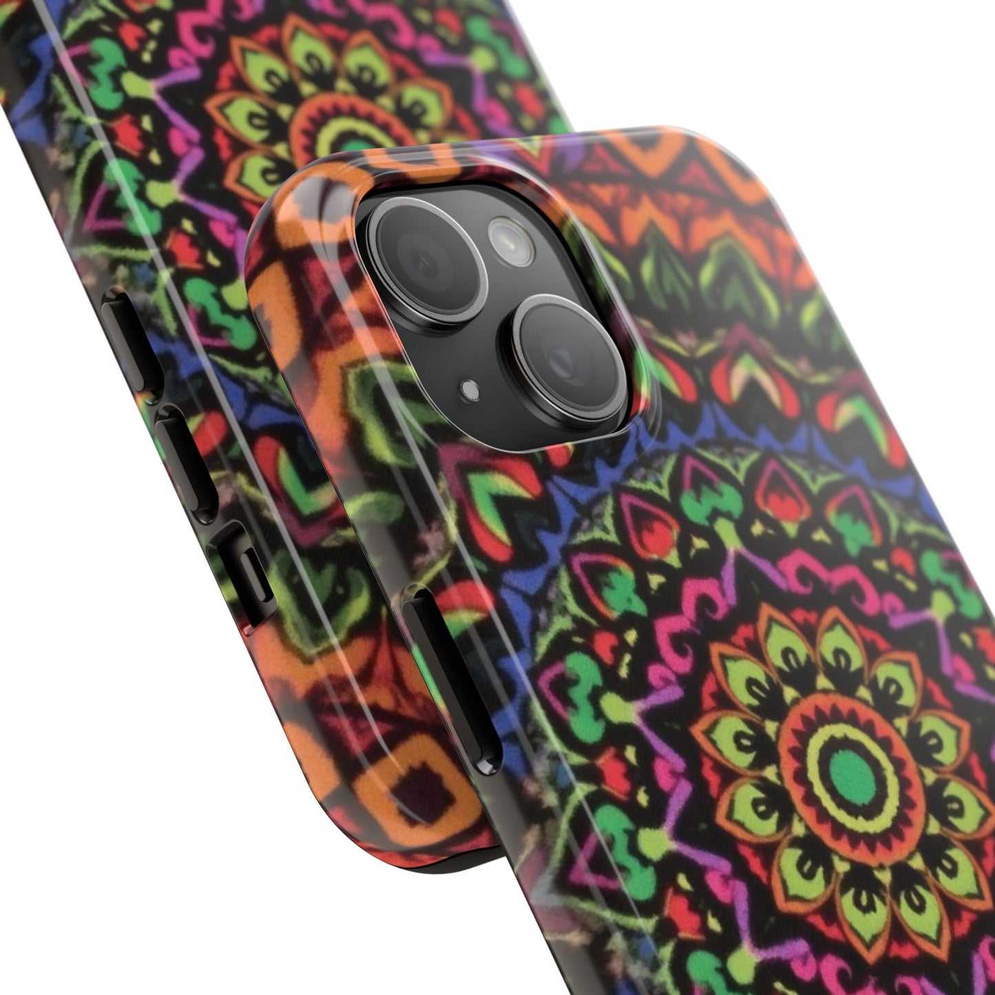 Colorful Mandala Tough Phone Case - Vibrant Designs for Trendy Protection - for iPhone