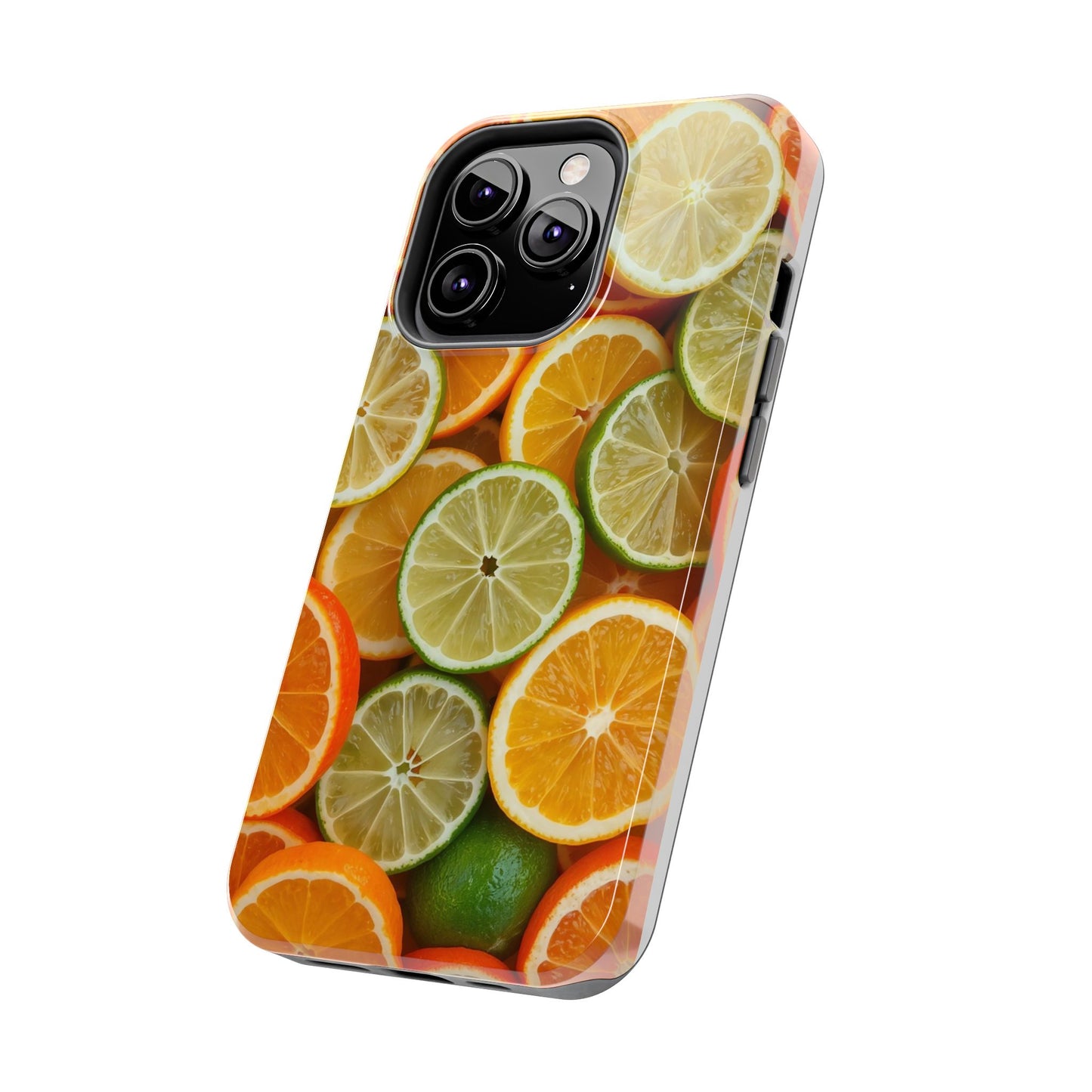 Citrus Slice Tough Phone Case – Vibrant Fruit Design for Summer Fun