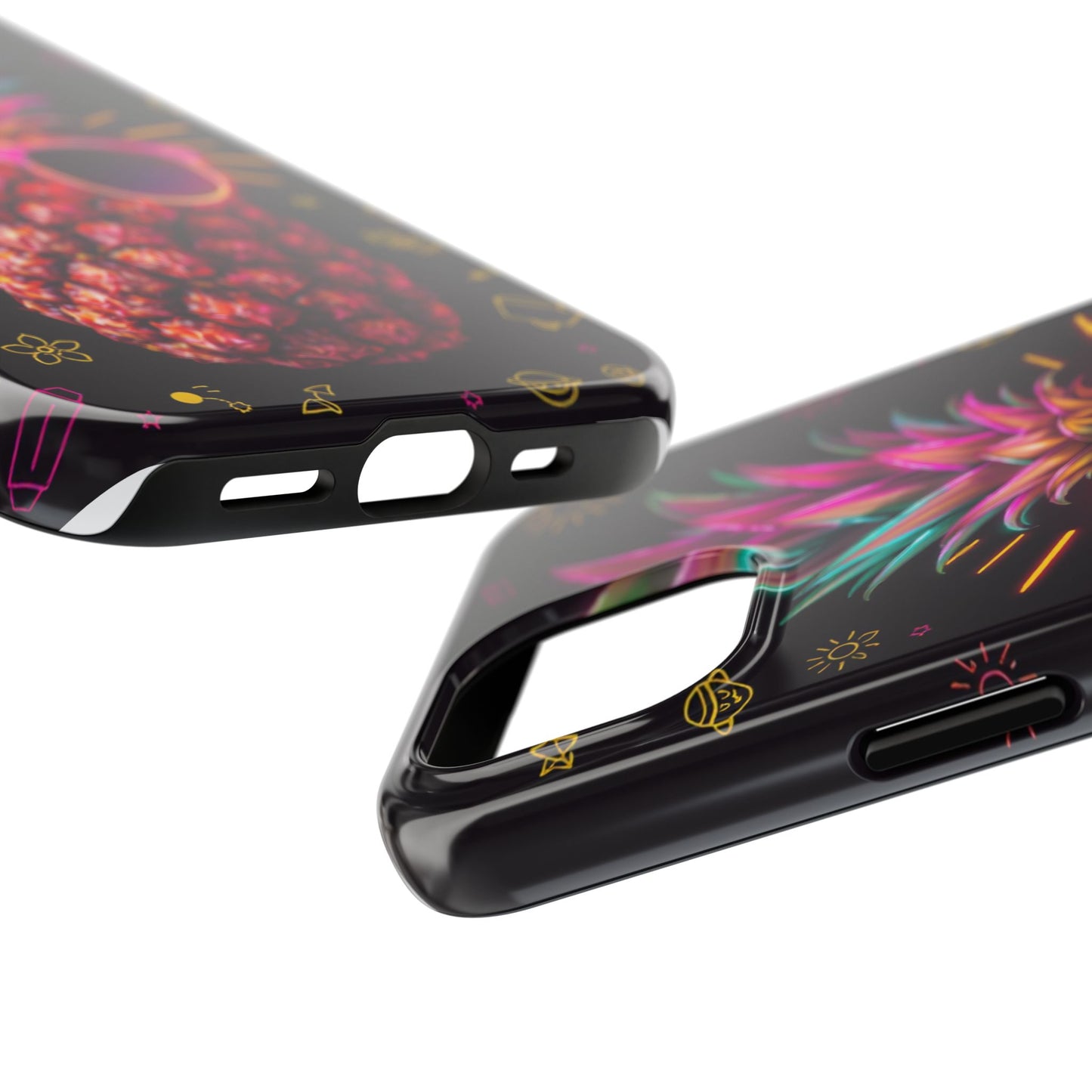 Tough Pineapple Phone Case - Cool, Vibrant Design Perfect for Summer Vibes