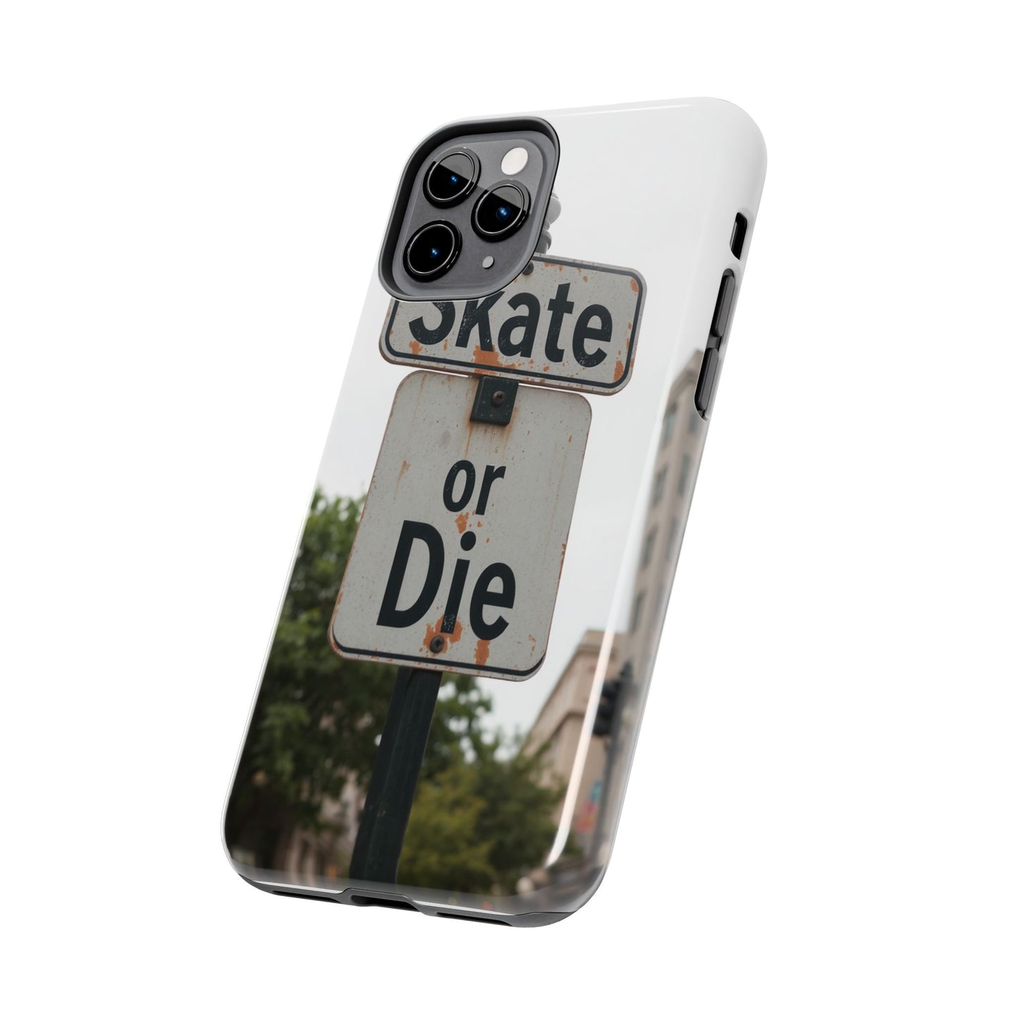 Skate or Die Tough Phone Case - Durable Protection for Skaters