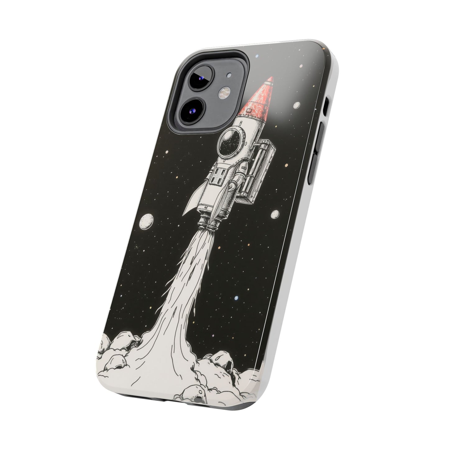 Cool Tough Phone Case for iPhone - Astro-Rocket Bond