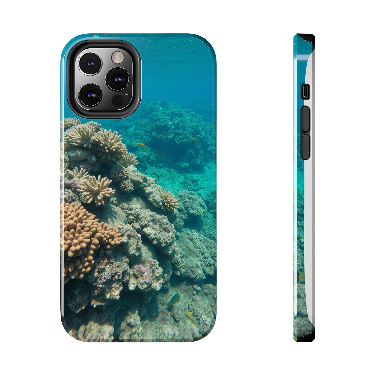 Coral Reef Tough Phone Case - Ocean Vibes Protection for Adventure Lovers