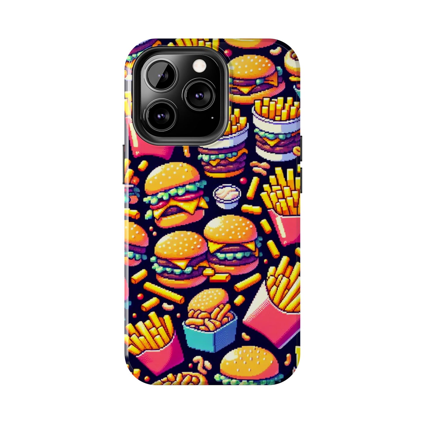 Retro Fast Food Phone Case - Tough and Durable - for iPhone
