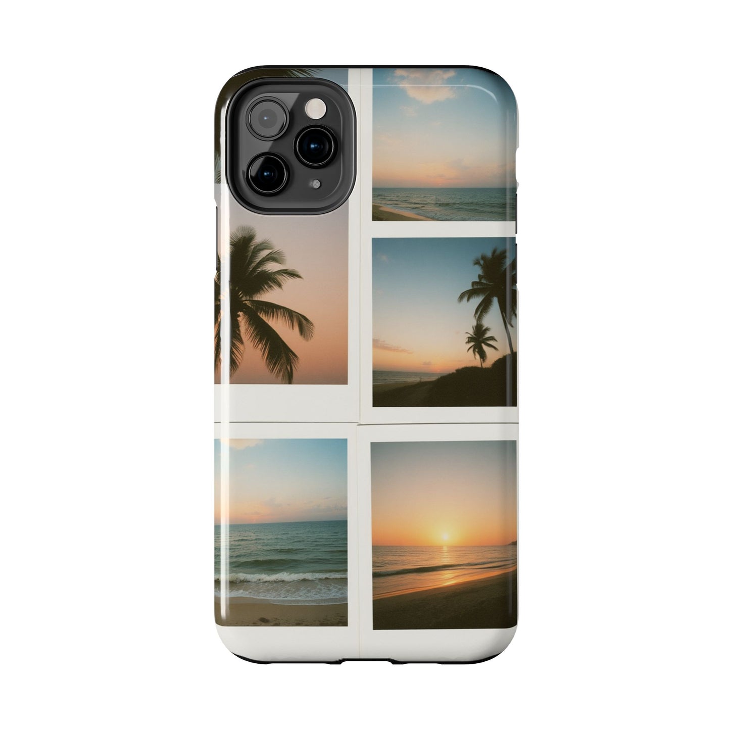 Tropical Sunset Tough Phone Case - Beach Vibes for Summer Adventures