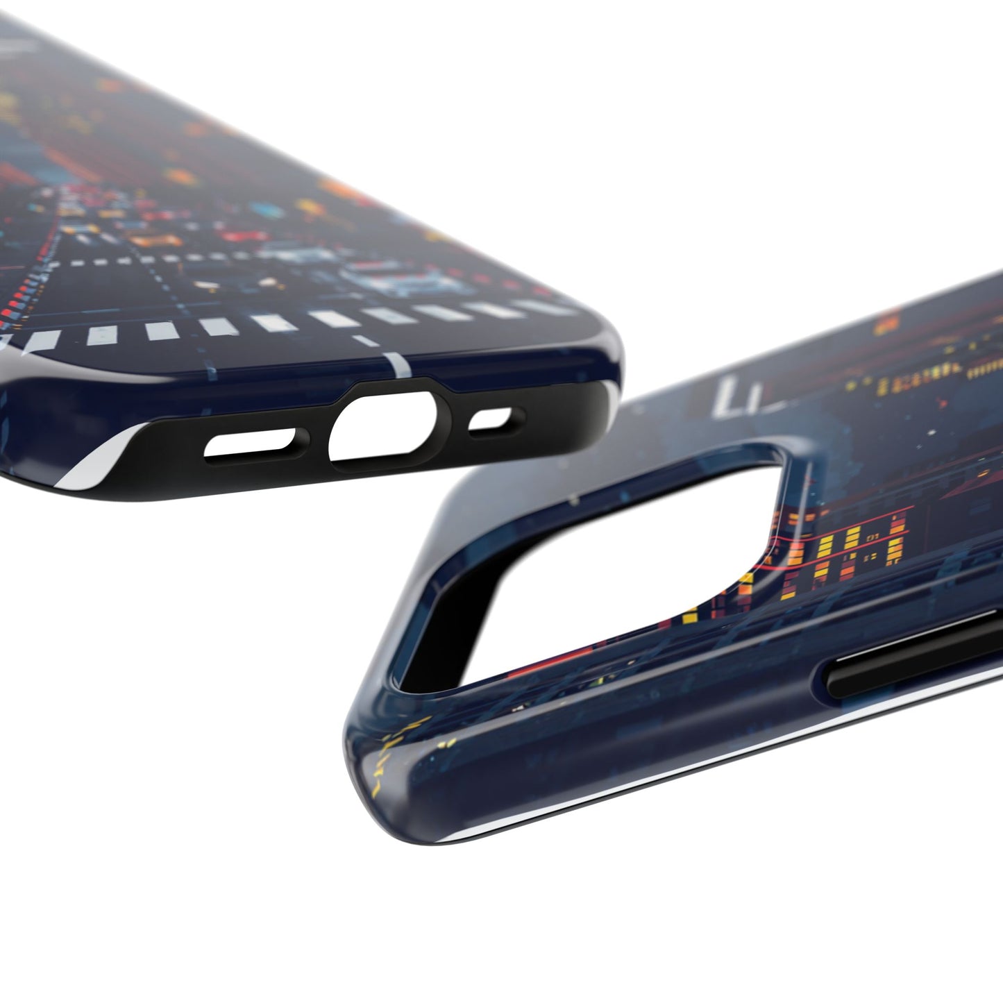Urban Nightlife Tough Phone Case - Durable & Stylish Protection