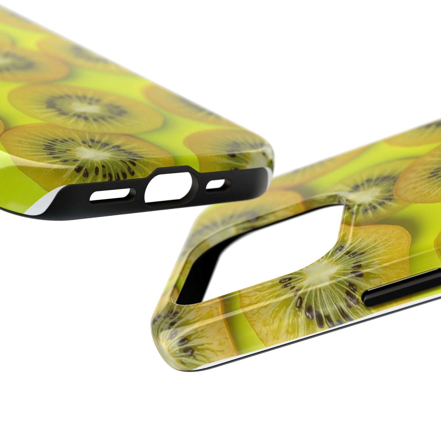 Vibrant Kiwi Tough Phone Case - Bright Yellow Design for Fruit Lovers