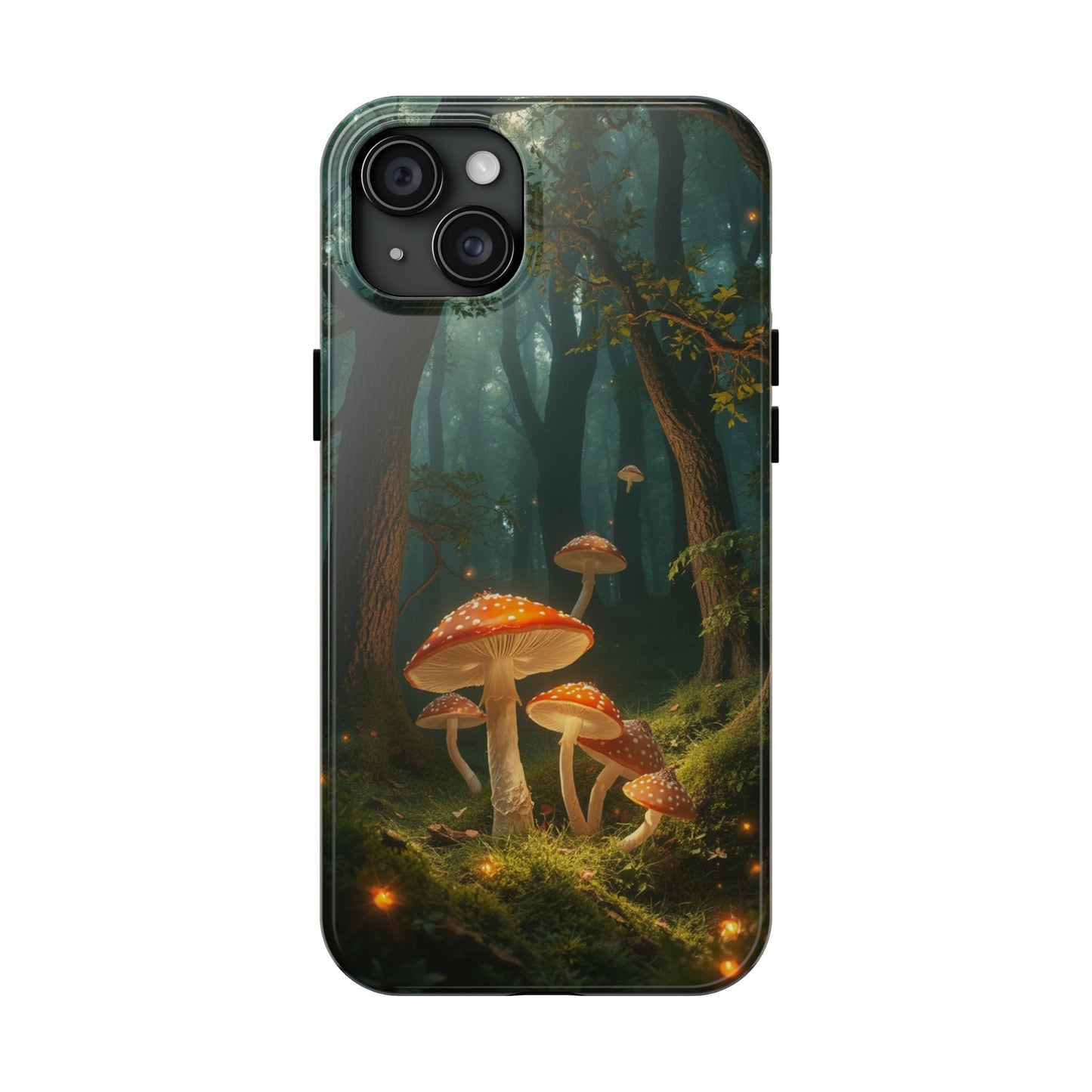 Whimsical Mushroom Tough Phone Case - Forest Fantasy Design