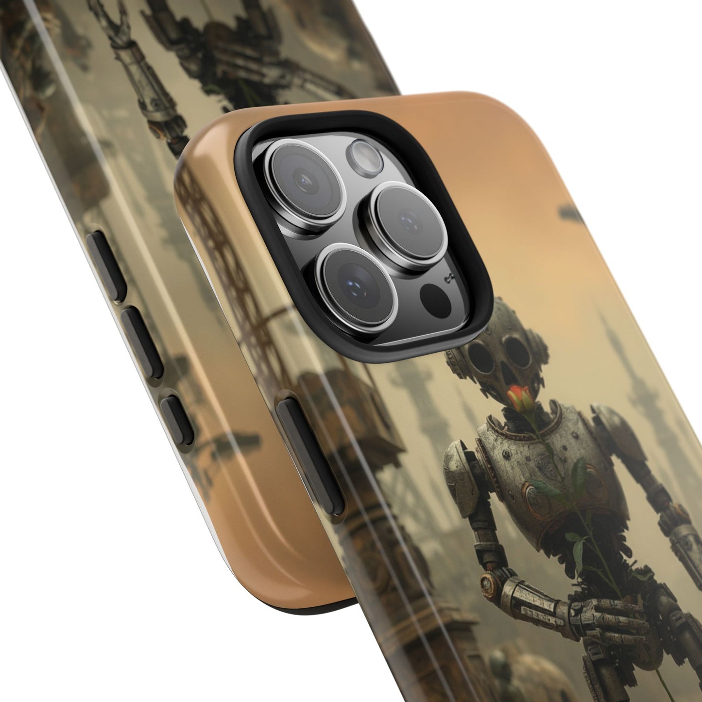 Robotic Sentinel Tough Phone Case - Durable Protector for Sci-Fi Lovers