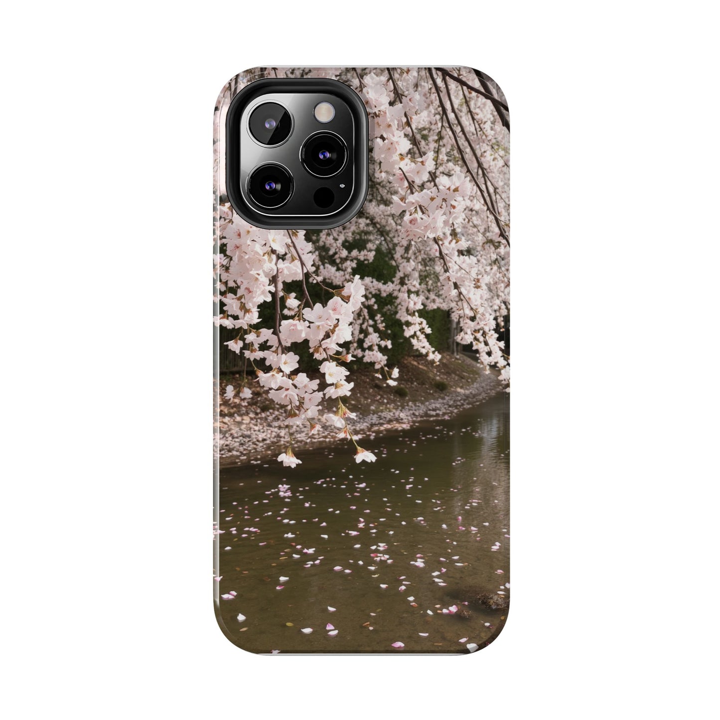 Cherry Blossom Tough Phone Cases - Durable Protection with Floral Serenity