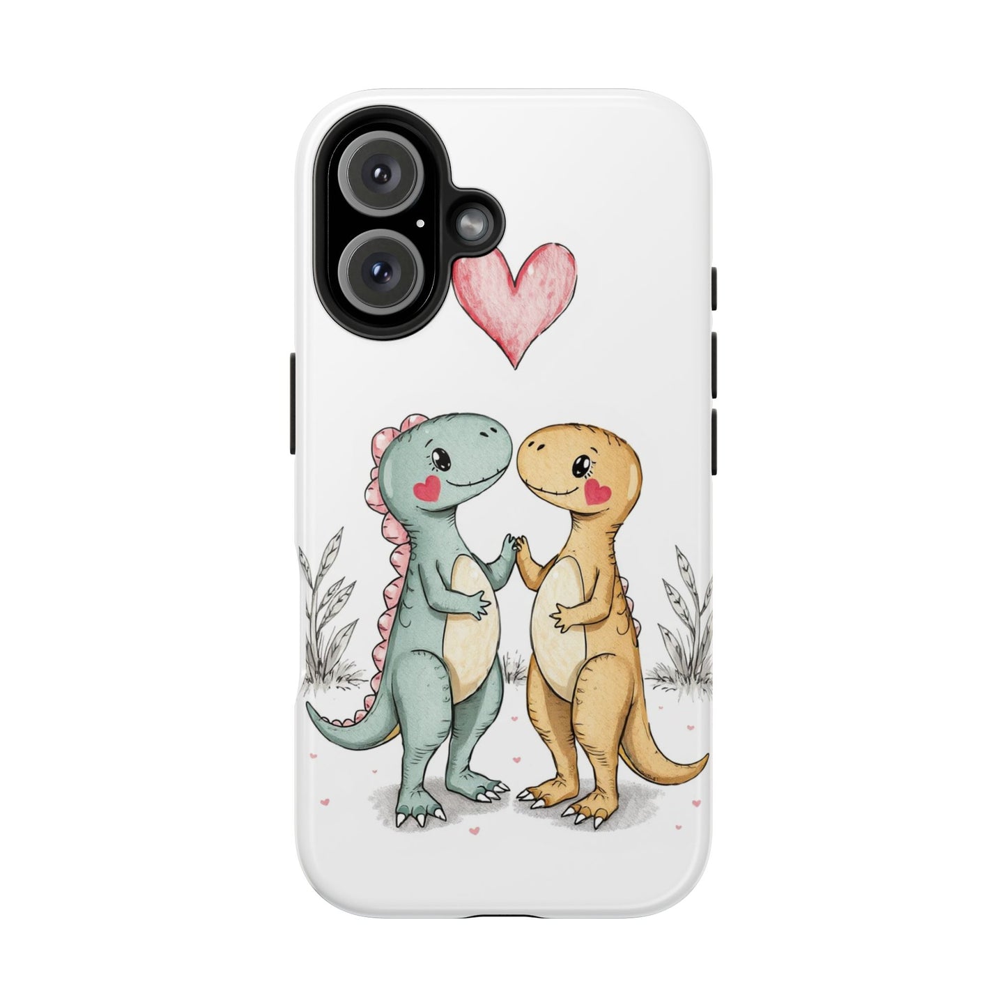 Dino Couples - Tough Phone Case for iPhone
