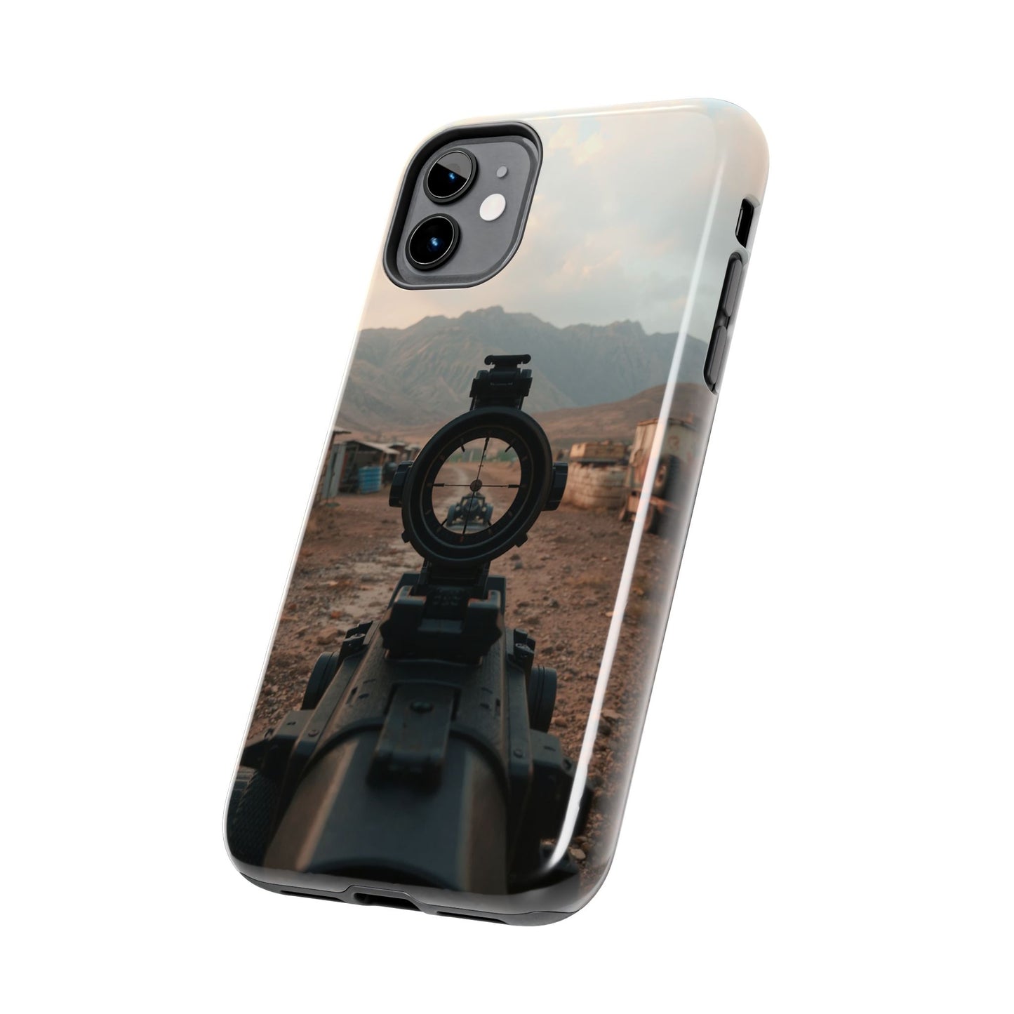 Tough Phone Case - Military Inspired Design with Sniper Scope