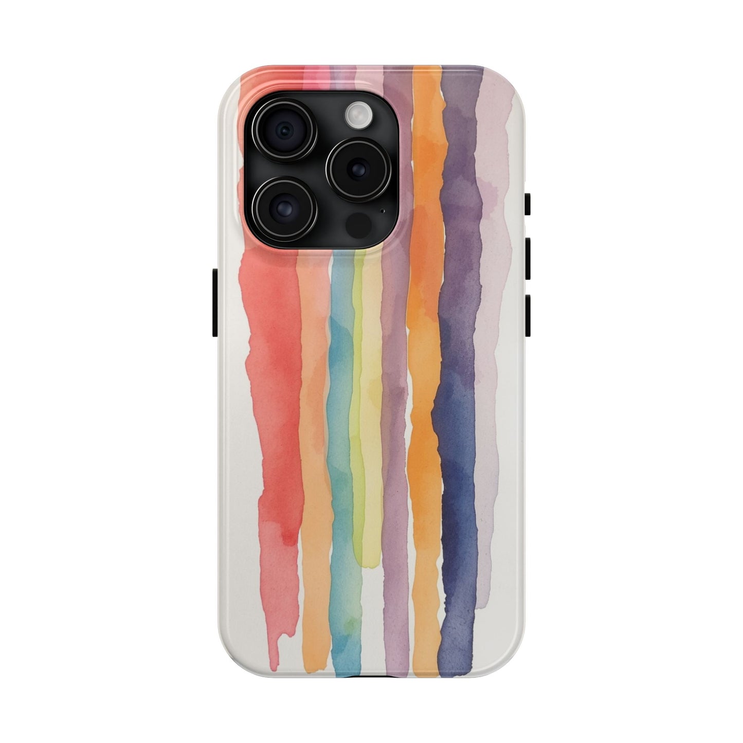 Colorful Watercolor Tough Phone Case - Stylish and Durable Cover for Creative Souls
