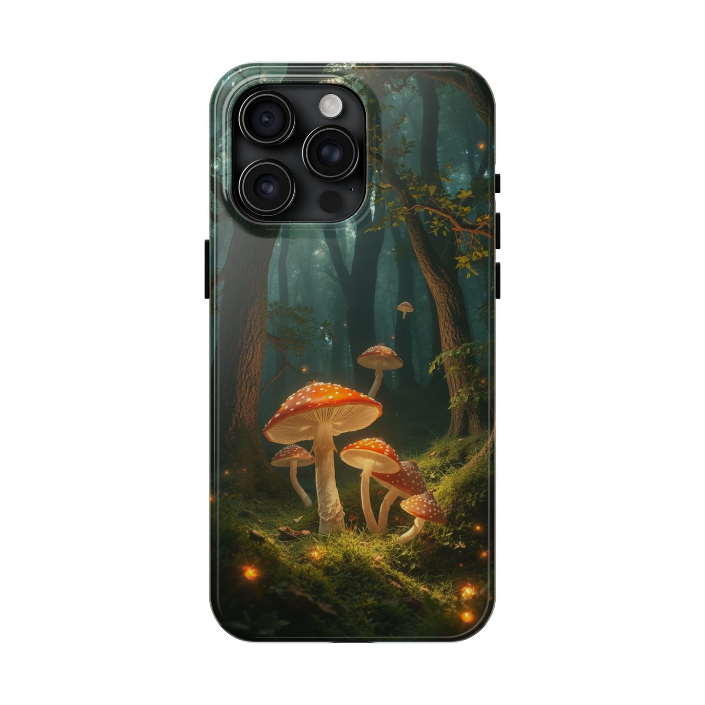 Whimsical Mushroom Tough Phone Case - Forest Fantasy Design