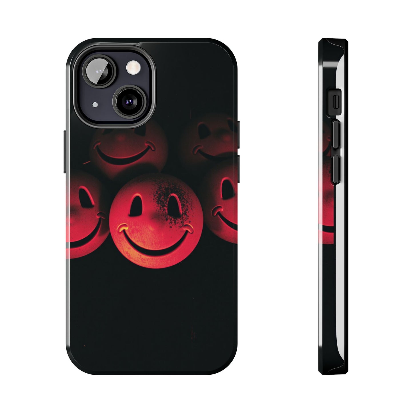Smiley Face Tough Phone Case - Durable Protection with Fun Design