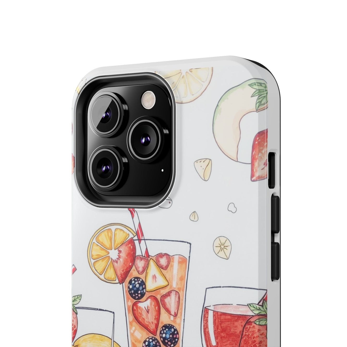 Colorful Fruit Cocktail Tough Phone Case - Perfect for Summer Vibes