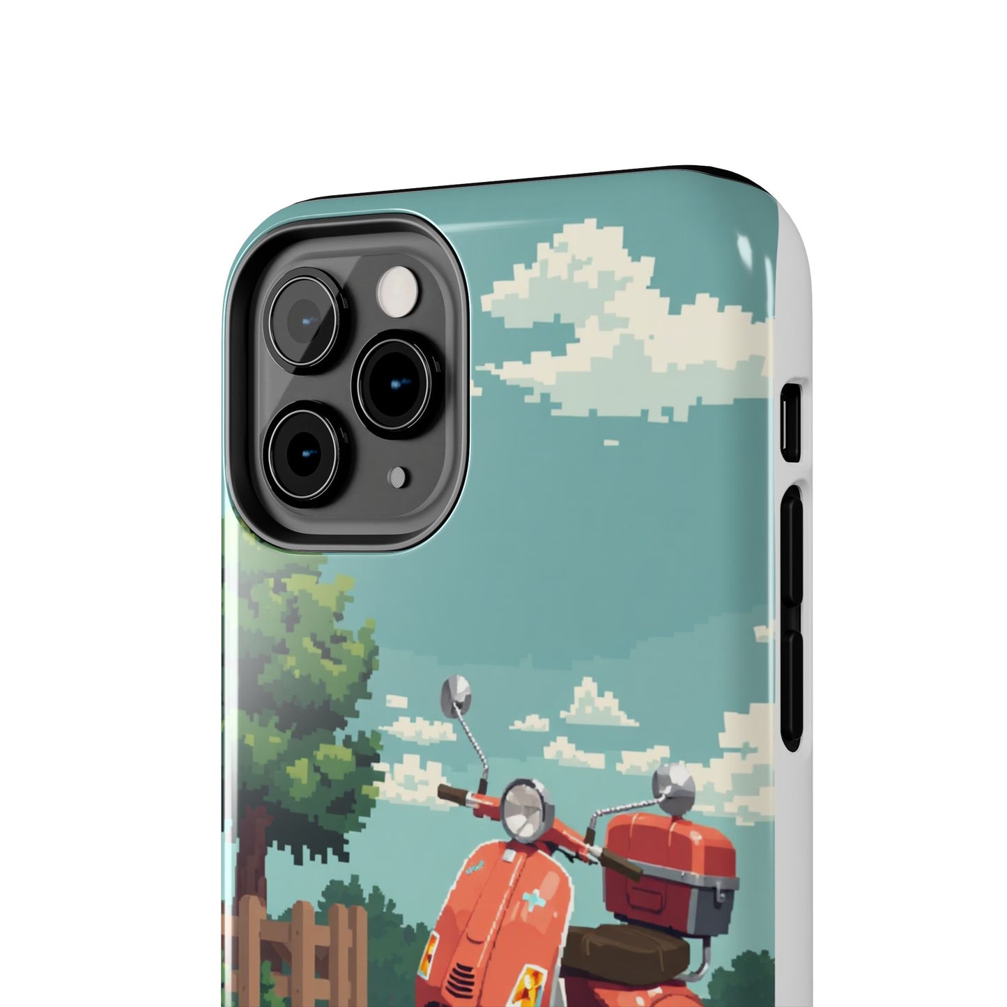 Retro Scooter Phone Case - Tough & Stylish Protection