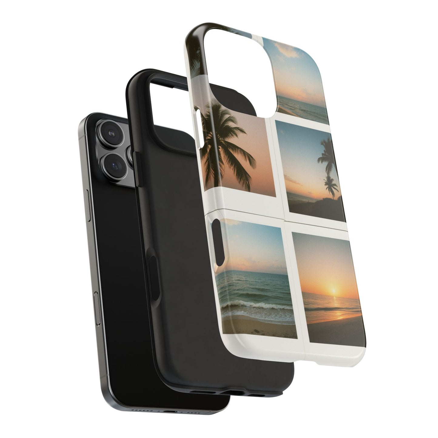 Tropical Sunset Tough Phone Case - Beach Vibes for Summer Adventures