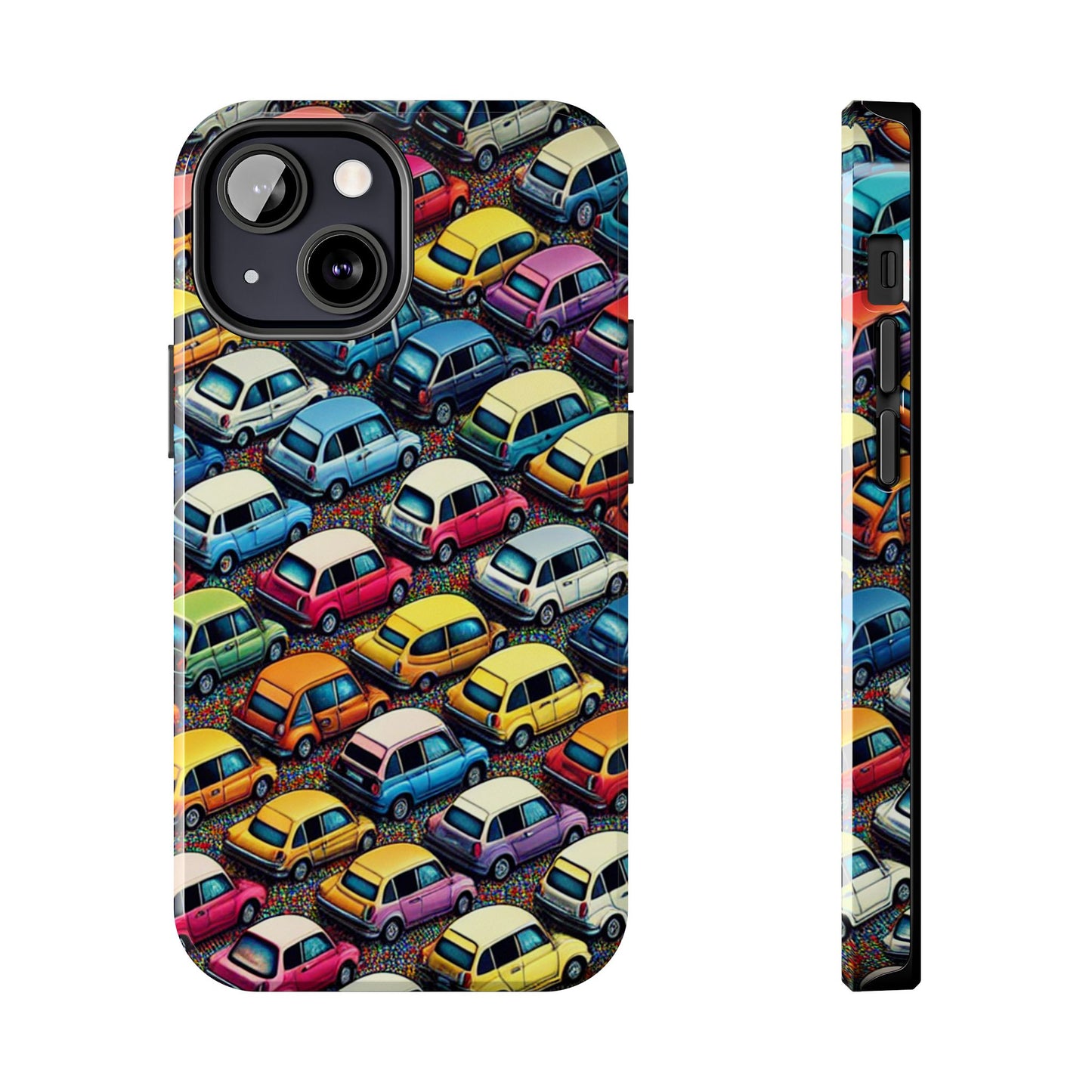 Car Phone Case - City Traffic Pattern Design - for iPhone
