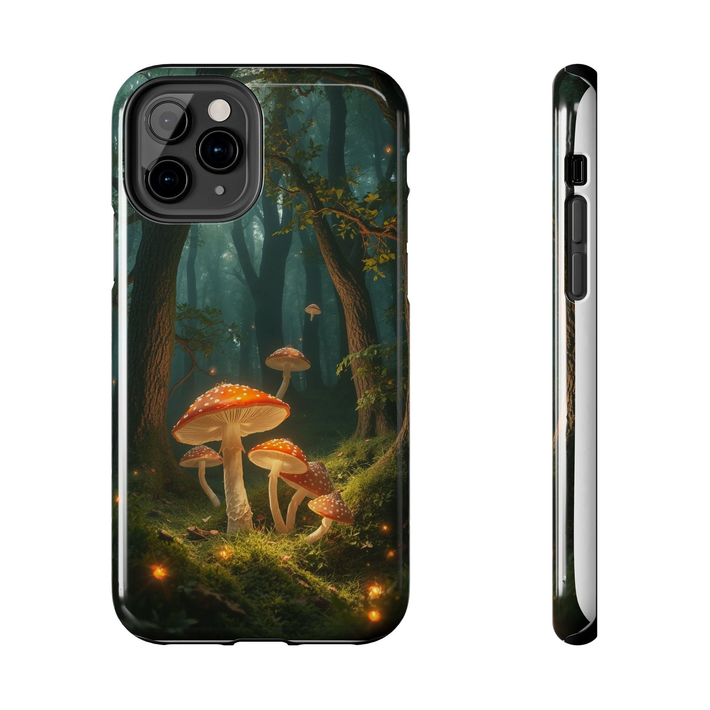 Whimsical Mushroom Tough Phone Case - Forest Fantasy Design